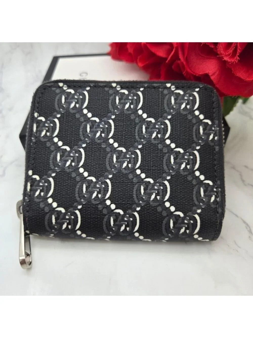 Gucci Coin Purse Wallet GG Shadow